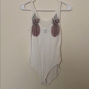 VS pineapple body suit